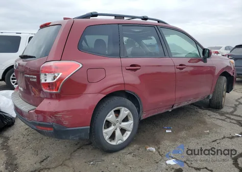 2016 Subaru Forester 2.5I Premium из США, поврежденный, VIN JF2SJADC2GH483696
